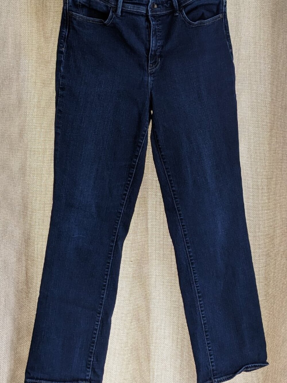 Talbots, Barely Boot High Waist Flawless 5 Pocket Dark Wash Blue Jeans, Size 12